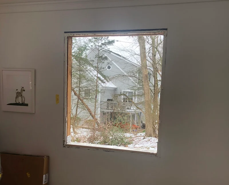 Framing is properly flashed and ready for window install